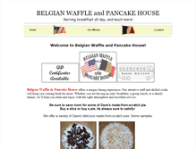 Tablet Screenshot of belgianwafflehouse.com